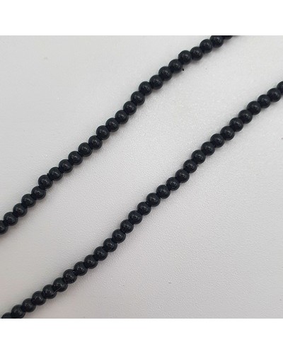 Hilo de perlas negras 3mm