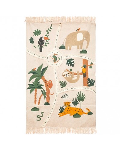 Alfombra Infantil Jungla 100x150cm