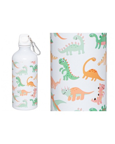 Botella Aluminio Infantil Dinos