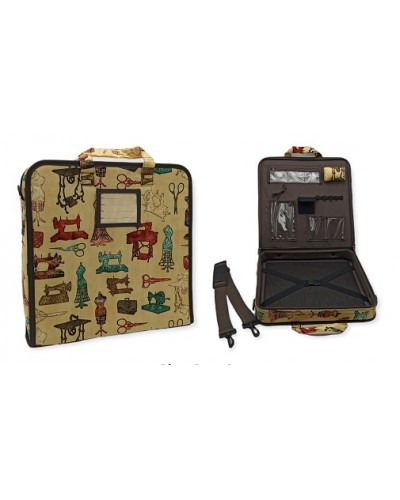 Costurero maletín patchwork " Máquinas de coser"