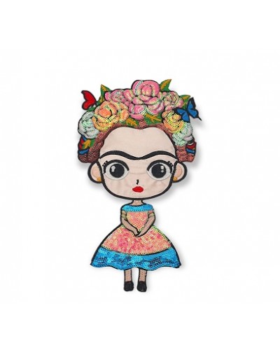 Pegatina termoadhesiva "Frida Kahlo" 26cm