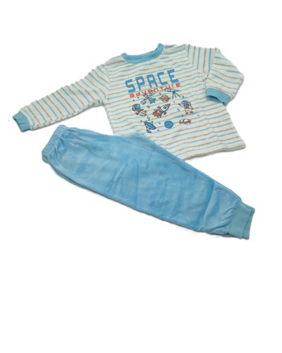 Pijama niño tundosado "Space"