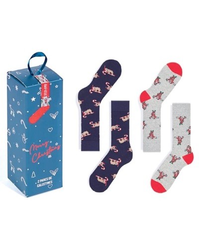 Pack 2 Calcetines Navidad 