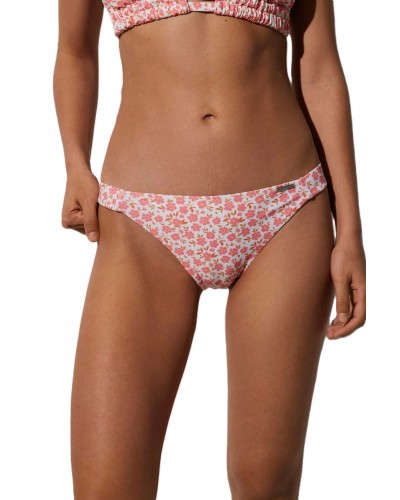 Bikini bandeaue estampado pequeñas flores rosa