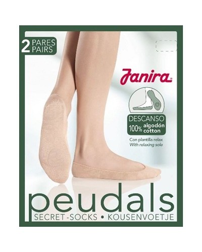 Peudal invisible con plantilla relax 2 pares