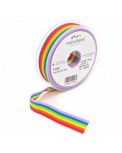 Cinta de bandera Arcoiris LGTB 12mm