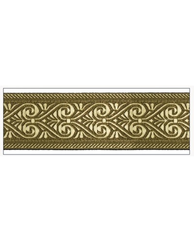 Galón jacquard greca 33 mm.