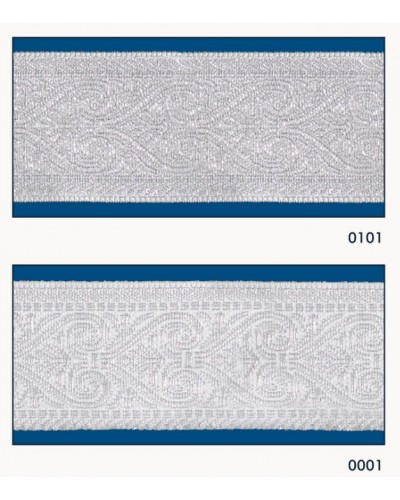 Galón jacquard greca 33 mm.