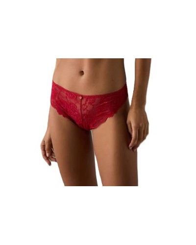 Tanga encaje rojo