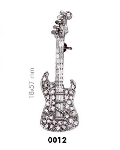 Broche Strass Guitarra