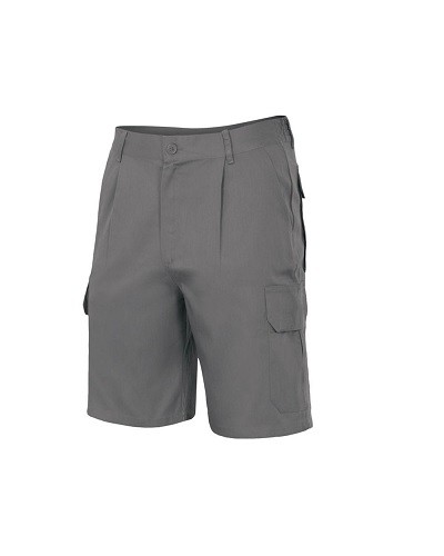 Pantalón corto multibolsillos, semicintura elástico (Talla 3XL-4XL)