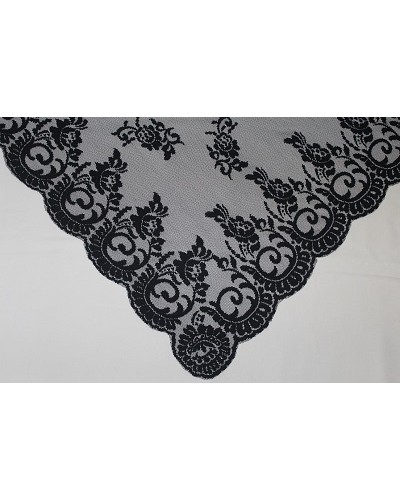 Mantilla Bordada motivo floral 110x220cm