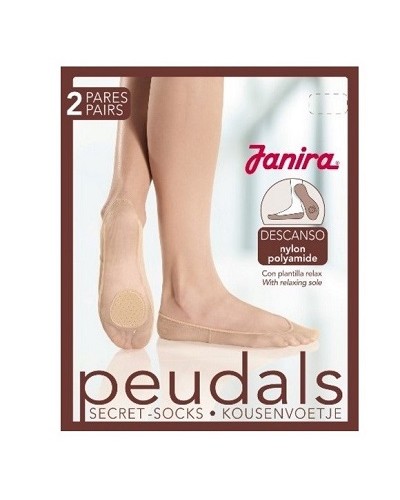 Peudal invisible con plantilla relax (2 pares)