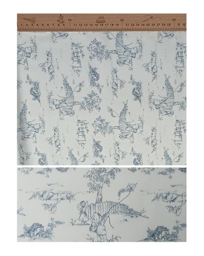 Viyela "Toile de Jouy"