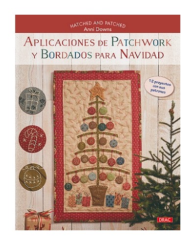 Revista Drac Aplicaciones de patchwork y bordados Navidad