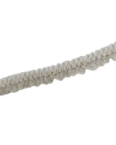 Puntilla nylon elástica ondas y rombos 12 mm