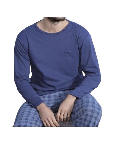 Pijama hombre interlock perchado