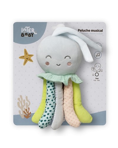 Peluche Musical Pulpo +0m